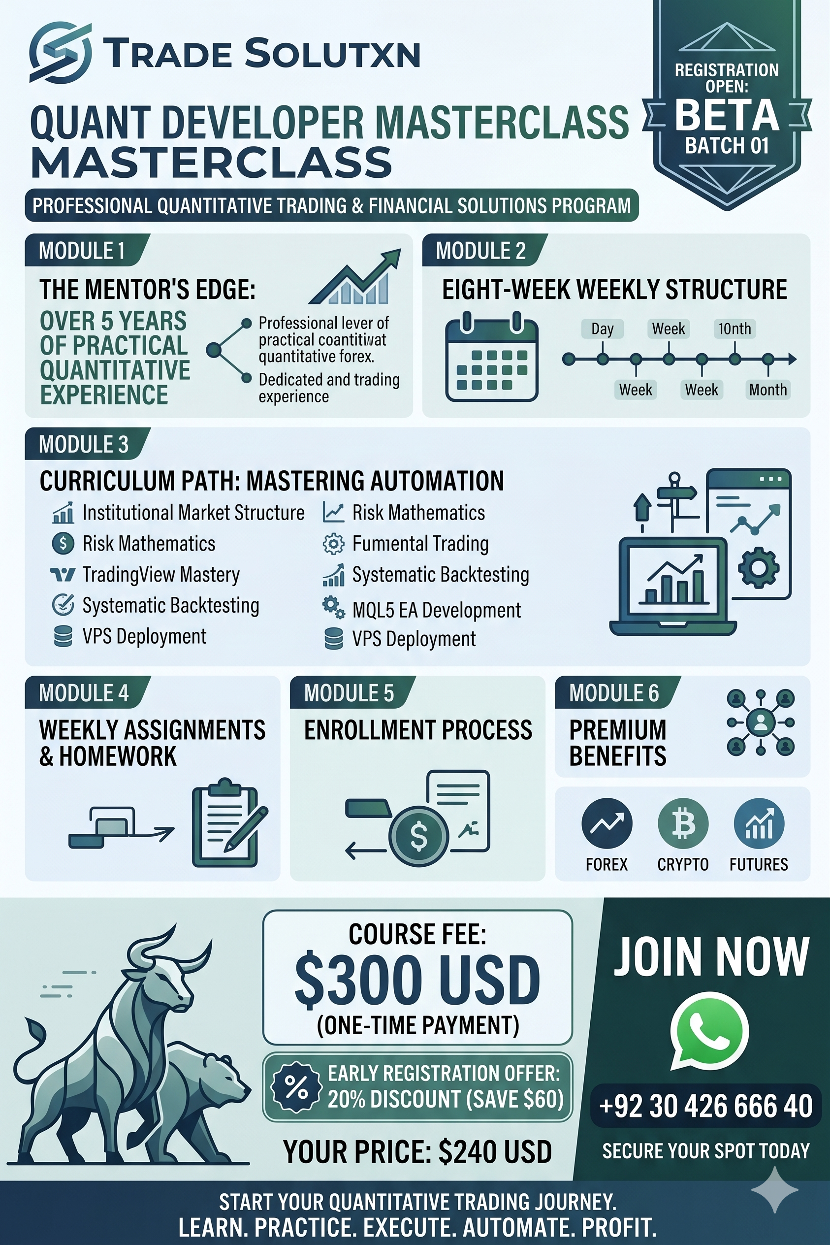 Quant Developer Masterclass Overview